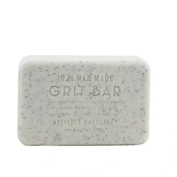 18.21 Man Made Grit Bar - Exfoliating, Moisturizing Soap - # Absolute Mahogany 198g/7oz - Fresh Bloom Skin - Premium Skincare Solutions for Nourished, Hydrated, and Radiant Skin Every Day