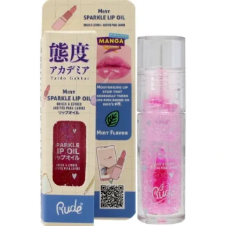 Manga Collection Manga Sparkle Lip Oil - Mint by Rude Cosmetics for Women - Fresh Bloom Skin - Premium Skincare Solutions for Nourished, Hydrated, and Radiant Skin Every Day