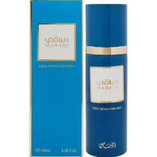 Maraqi Cool Sensation Mist by Rasasi for Unisex - 3.38 oz Mist - Fresh Bloom Skin - Premium Skincare Solutions for Nourished, Hydrated, and Radiant Skin Every Day