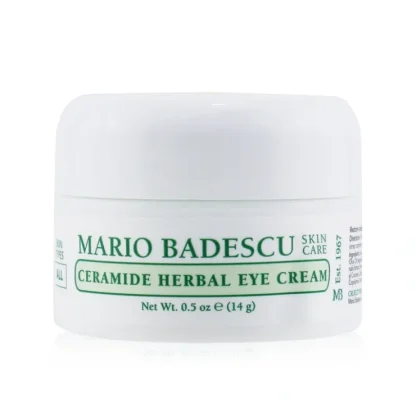 Mario Badescu Ceramide Herbal Eye Cream - For All Skin Types 14ml/0.5oz - Fresh Bloom Skin - Premium Skincare Solutions for Nourished, Hydrated, and Radiant Skin Every Day
