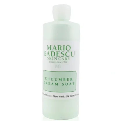 Mario Badescu Cucumber Cream Soap - For All Skin Types 472ml/16oz - Fresh Bloom Skin - Premium Skincare Solutions for Nourished, Hydrated, and Radiant Skin Every Day