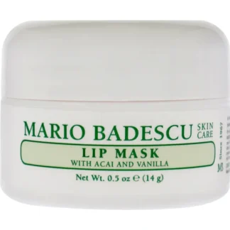 Mario Badescu Lip Mask With Acai and Vanilla by Mario Badescu for Women - 0.5 oz Lip Mask - Fresh Bloom Skin - Premium Skincare Solutions for Nourished, Hydrated, and Radiant Skin Every Day