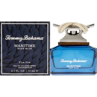 Maritime Deep Blue by Tommy Bahama for Men - 2.5 oz EDC Spray - Fresh Bloom Skin - Premium Skincare Solutions for Nourished, Hydrated, and Radiant Skin Every Day