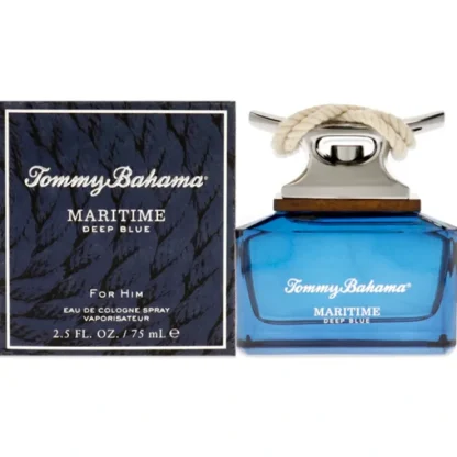 Maritime Deep Blue by Tommy Bahama for Men - 2.5 oz EDC Spray - Fresh Bloom Skin - Premium Skincare Solutions for Nourished, Hydrated, and Radiant Skin Every Day