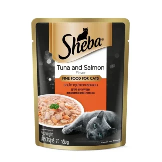 MARS Sheba - POUCH Tuna & Salmon 70g - Fresh Bloom Skin - Premium Skincare Solutions for Nourished, Hydrated, and Radiant Skin Every Day