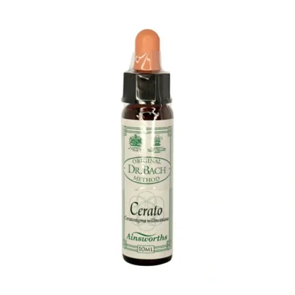 Martin & Pleasance Ainsworths Ainsworths Original Dr. Bach Method Flower Essence Cerato 10ml - Fresh Bloom Skin - Premium Skincare Solutions for Nourished, Hydrated, and Radiant Skin Every Day