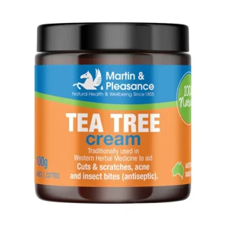 Martin & Pleasance All Natural Cream Tea Tree 100g - Fresh Bloom Skin - Premium Skincare Solutions for Nourished, Hydrated, and Radiant Skin Every Day