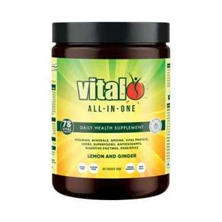 Martin & Pleasance Vital All-In-One (Greens) Lemon and Ginger 300g - Fresh Bloom Skin - Premium Skincare Solutions for Nourished, Hydrated, and Radiant Skin Every Day