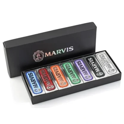 Marvis Black Box Giftbox 7x 25ml - Fresh Bloom Skin - Premium Skincare Solutions for Nourished, Hydrated, and Radiant Skin Every Day
