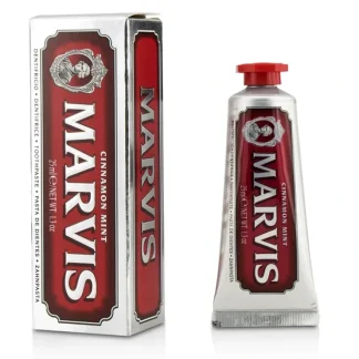 Marvis Cinnamon Mint Toothpaste (Travel Size) 25ml/1.3oz - Fresh Bloom Skin - Premium Skincare Solutions for Nourished, Hydrated, and Radiant Skin Every Day