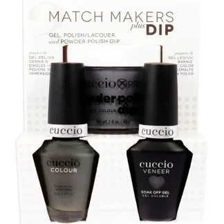 Match Makers Plus Dip - Fur-Well 2020 by Cuccio Colour for Women - 3 Pc 1.6oz Pro Powder Polish Dip System, 0.44oz Veneer Soak Off Gel, 0.43oz Colour Nail Polish - Fresh Bloom Skin - Premium Skincare Solutions for Nourished, Hydrated, and Radiant Skin Every Day