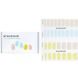 Mavenir Nail Sticker (Assorted Colour) - # Cotton Candy Fiesta Nail 32pcs - Fresh Bloom Skin - Premium Skincare Solutions for Nourished, Hydrated, and Radiant Skin Every Day