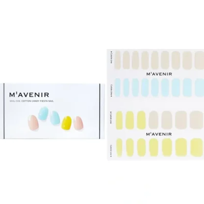 Mavenir Nail Sticker (Assorted Colour) - # Cotton Candy Fiesta Nail 32pcs - Fresh Bloom Skin - Premium Skincare Solutions for Nourished, Hydrated, and Radiant Skin Every Day