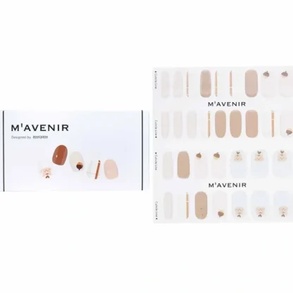 Mavenir Nail Sticker (Assorted Colour) - # Eating Squirrel Nail 32pcs - Fresh Bloom Skin - Premium Skincare Solutions for Nourished, Hydrated, and Radiant Skin Every Day