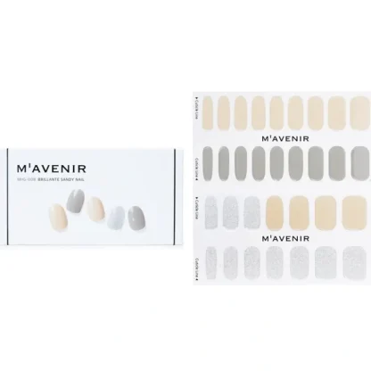 Mavenir Nail Sticker (Assorted Colour) - # Brillante Sandy Nail 32pcs - Fresh Bloom Skin - Premium Skincare Solutions for Nourished, Hydrated, and Radiant Skin Every Day