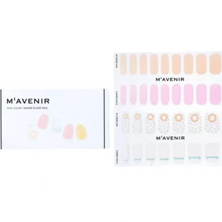 Mavenir Nail Sticker (Assorted Colour) - # Sugar Glaze Nail 32pcs - Fresh Bloom Skin - Premium Skincare Solutions for Nourished, Hydrated, and Radiant Skin Every Day