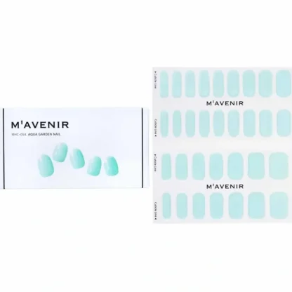 Mavenir Nail Sticker (Blue) - # Aqua Garden Nail 32pcs - Fresh Bloom Skin - Premium Skincare Solutions for Nourished, Hydrated, and Radiant Skin Every Day