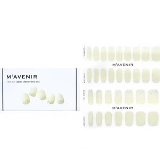 Mavenir Nail Sticker (White) - # Lemon Cream Fiesta Nail 32pcs - Fresh Bloom Skin - Premium Skincare Solutions for Nourished, Hydrated, and Radiant Skin Every Day