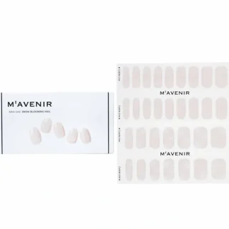 Mavenir Nail Sticker (White) - # Snow Blooming Nail 32pcs - Fresh Bloom Skin - Premium Skincare Solutions for Nourished, Hydrated, and Radiant Skin Every Day