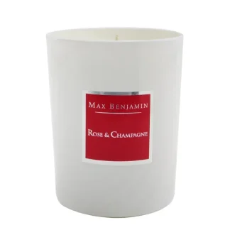 Max Benjamin Candle - Rose & Champagne 190g/6.5oz - Fresh Bloom Skin - Premium Skincare Solutions for Nourished, Hydrated, and Radiant Skin Every Day