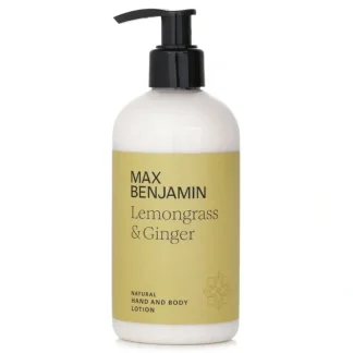 Max Benjamin Natural Hand & Body Lotion - Lemongrass And Ginger 300ml - Fresh Bloom Skin - Premium Skincare Solutions for Nourished, Hydrated, and Radiant Skin Every Day