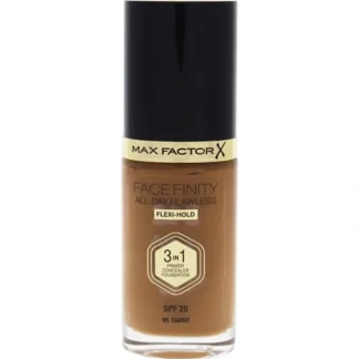 Max Factor Facefinity All Day Flawless 3 In 1 Foundation SPF 20 - 95 Tawny by Max Factor for Women - 1 oz Foundation - Fresh Bloom Skin - Premium Skincare Solutions for Nourished, Hydrated, and Radiant Skin Every Day