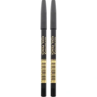 Max Factor Kohl Pencil - 020 Black by Max Factor for Women - 0.1 oz Eyeliner - Pack of 2 - Fresh Bloom Skin - Premium Skincare Solutions for Nourished, Hydrated, and Radiant Skin Every Day