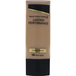 Max Factor Lasting Performance Long Lasting Foundation - 105 Soft Beige by Max Factor for Women - 35 ml Foundation - Fresh Bloom Skin - Premium Skincare Solutions for Nourished, Hydrated, and Radiant Skin Every Day