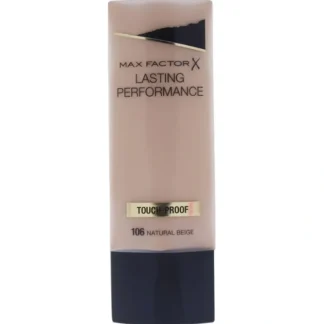Max Factor Lasting Performance Long Lasting Foundation - 106 Natural Beige by Max Factor for Women - 1.18 oz Foundation - Fresh Bloom Skin - Premium Skincare Solutions for Nourished, Hydrated, and Radiant Skin Every Day