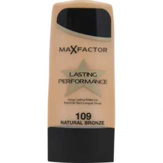 Max Factor Lasting Performance Long Lasting Foundation - 109 Natural Bronze by Max Factor for Women - 35 ml Foundation - Fresh Bloom Skin - Premium Skincare Solutions for Nourished, Hydrated, and Radiant Skin Every Day