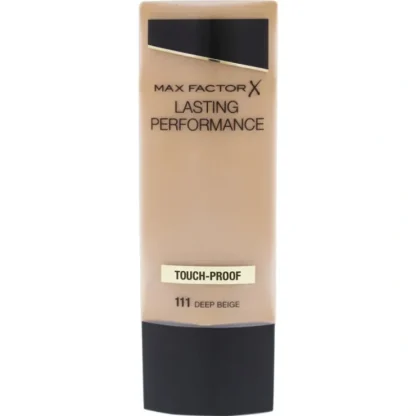 Max Factor Lasting Performance Long Lasting Foundation - 111 Deep Beige by Max Factor for Women - 35 ml Foundation - Fresh Bloom Skin - Premium Skincare Solutions for Nourished, Hydrated, and Radiant Skin Every Day