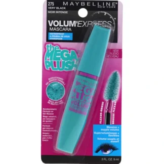 Maybelline Volum Express The Mega Plush Waterproof Mascara - # 275 Very Black by Maybelline for Women - 0.3 oz Mascara - Fresh Bloom Skin - Premium Skincare Solutions for Nourished, Hydrated, and Radiant Skin Every Day