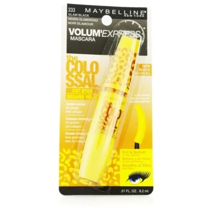 Maybelline Volum' Express The Colossal Cat Eye Washable Mascara - #Glam Black 9.2ml/0.31oz - Fresh Bloom Skin - Premium Skincare Solutions for Nourished, Hydrated, and Radiant Skin Every Day