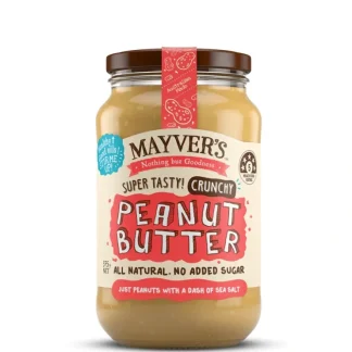 Mayvers Super Natural Crunchy Peanut Butter 375g - Fresh Bloom Skin - Premium Skincare Solutions for Nourished, Hydrated, and Radiant Skin Every Day