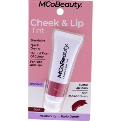 MCoBeauty Cheek and Lip Tint - Dusk by MCoBeauty for Women - 0.34 oz Makeup - Fresh Bloom Skin - Premium Skincare Solutions for Nourished, Hydrated, and Radiant Skin Every Day