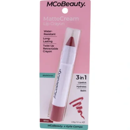 MCoBeauty Matte Cream Lip Crayon - Bliss by MCoBeauty for Women - 0.09 oz Lipstick - Fresh Bloom Skin - Premium Skincare Solutions for Nourished, Hydrated, and Radiant Skin Every Day