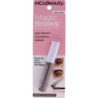 MCoBeauty More Brows Brush On Fibre Gel - Light-Medium by MCoBeauty for Women - 0.12 oz Eyebrow - Fresh Bloom Skin - Premium Skincare Solutions for Nourished, Hydrated, and Radiant Skin Every Day