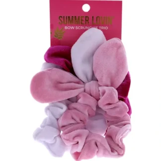 MCoBeauty Summer Lovin Bow Scrunch Trio Style1 by MCoBeauty for Women - 3 Pc Hair Bands (Limited Edition) - Fresh Bloom Skin - Premium Skincare Solutions for Nourished, Hydrated, and Radiant Skin Every Day