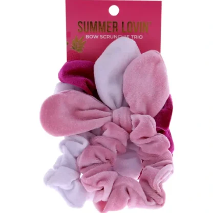 MCoBeauty Summer Lovin Bow Scrunch Trio Style1 by MCoBeauty for Women - 3 Pc Hair Bands (Limited Edition) - Fresh Bloom Skin - Premium Skincare Solutions for Nourished, Hydrated, and Radiant Skin Every Day