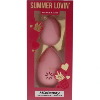 MCoBeauty Summer Lovin Sponge and Case by MCoBeauty for Women - 2 Pc Sponge and Case (Limited Edition) - Fresh Bloom Skin - Premium Skincare Solutions for Nourished, Hydrated, and Radiant Skin Every Day