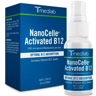 Medlab Nanocelle Activated B12 30ml - Fresh Bloom Skin - Premium Skincare Solutions for Nourished, Hydrated, and Radiant Skin Every Day