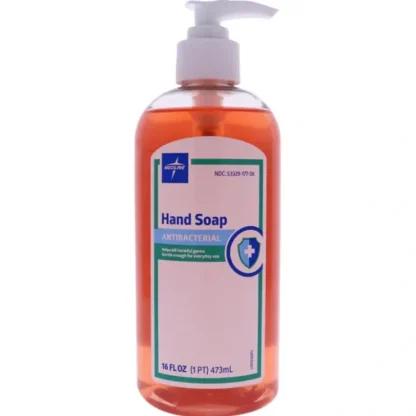 Medline Antibacterial Liquid Hand Soap by Medline for Unisex - 16 oz Hand Soap - Fresh Bloom Skin - Premium Skincare Solutions for Nourished, Hydrated, and Radiant Skin Every Day