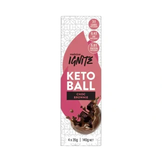 Melrose Ignite Keto Ball Choc Brownie 35g x 4 Pack - Fresh Bloom Skin - Premium Skincare Solutions for Nourished, Hydrated, and Radiant Skin Every Day