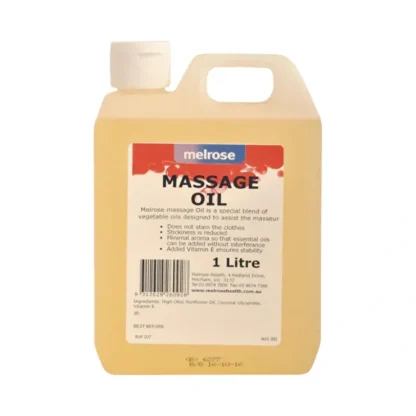 Melrose Massage Oil (unscented) 1000ml - Fresh Bloom Skin - Premium Skincare Solutions for Nourished, Hydrated, and Radiant Skin Every Day