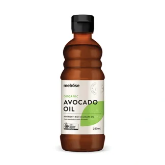 Melrose Organic Avocado Oil 250ml - Fresh Bloom Skin - Premium Skincare Solutions for Nourished, Hydrated, and Radiant Skin Every Day