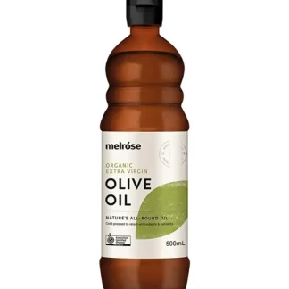 Melrose Organic Extra Virgin Olive Oil 500ml - Fresh Bloom Skin - Premium Skincare Solutions for Nourished, Hydrated, and Radiant Skin Every Day