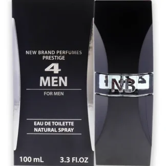 4 Men by New Brand for Men - 3.3 oz EDT Spray - Fresh Bloom Skin - Premium Skincare Solutions for Nourished, Hydrated, and Radiant Skin Every Day
