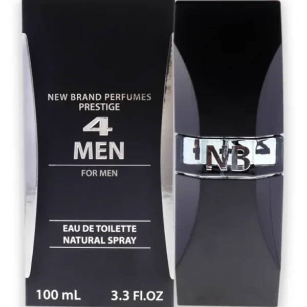 4 Men by New Brand for Men - 3.3 oz EDT Spray - Fresh Bloom Skin - Premium Skincare Solutions for Nourished, Hydrated, and Radiant Skin Every Day
