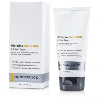 Menscience Microfine Face Scrub 130ml/4.4oz - Fresh Bloom Skin - Premium Skincare Solutions for Nourished, Hydrated, and Radiant Skin Every Day
