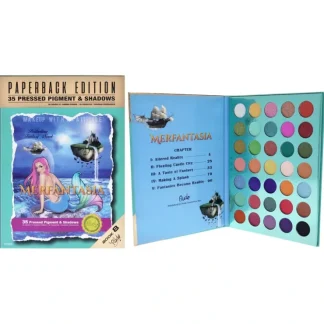 Merfantasia Eyeshadow Palette - Paperback Edition by Rude Cosmetics for Women - 0.74 oz Eye Shadow - Fresh Bloom Skin - Premium Skincare Solutions for Nourished, Hydrated, and Radiant Skin Every Day